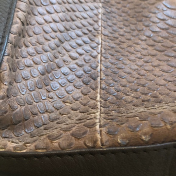 RARE! Gucci Python Leather Tote - Picture 7 of 8